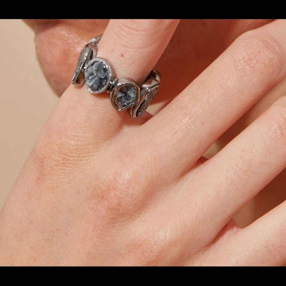 German Kabirski Ondine Sapphire ring, 6.5